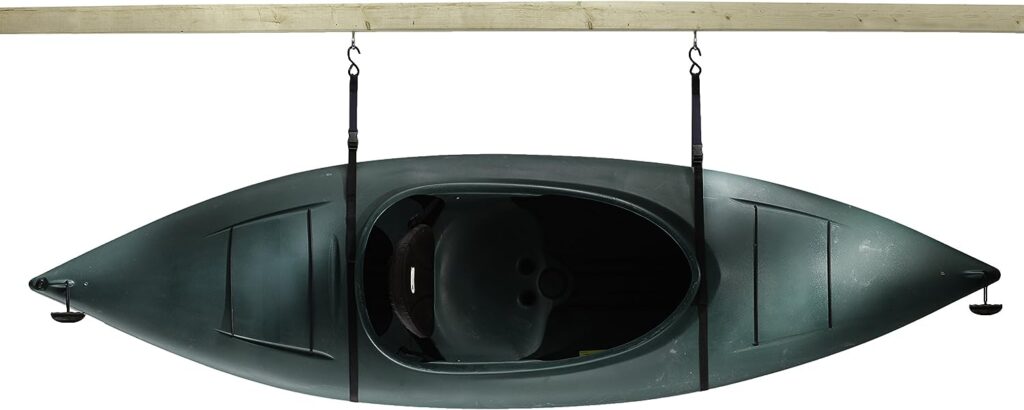 attwood 11953-4 All-In-One Hoist System for Kayaks, Canoes and Bikes, Black Finish