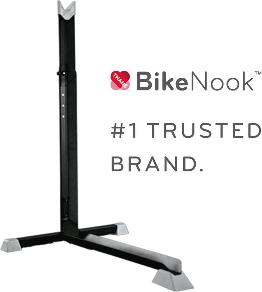 Bike Nook Vertical Bike Stand  Rack - Freestanding, Upright Floor Stand for Indoor Bike Storage - Garages  Apartment