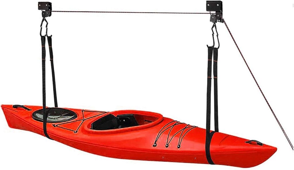 Great Working Tools Kayak Storage - Kayak Stand or Kayak Hanging Hoist Lifts, Kayak Garage Storage