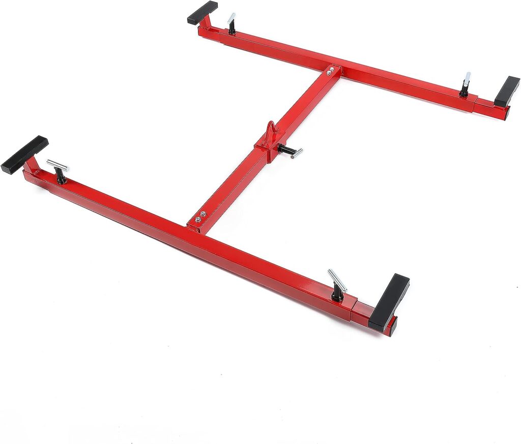 HECASA Truck Bed Lifter Box Lift for Lift Truck Beds Universal Adjustable Red Steel Powder Coated 800LB Capacity