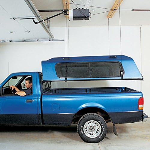 Hoister Direct 7806.12 - Overhead Storage Hoist for Jeep Top Removal, Truck Caps, Bikes, SUP, Dinghies, Canoes, Kayaks, Surfboards and More. Mount in Your Garage, Shop, Anywhere with a Ceiling.