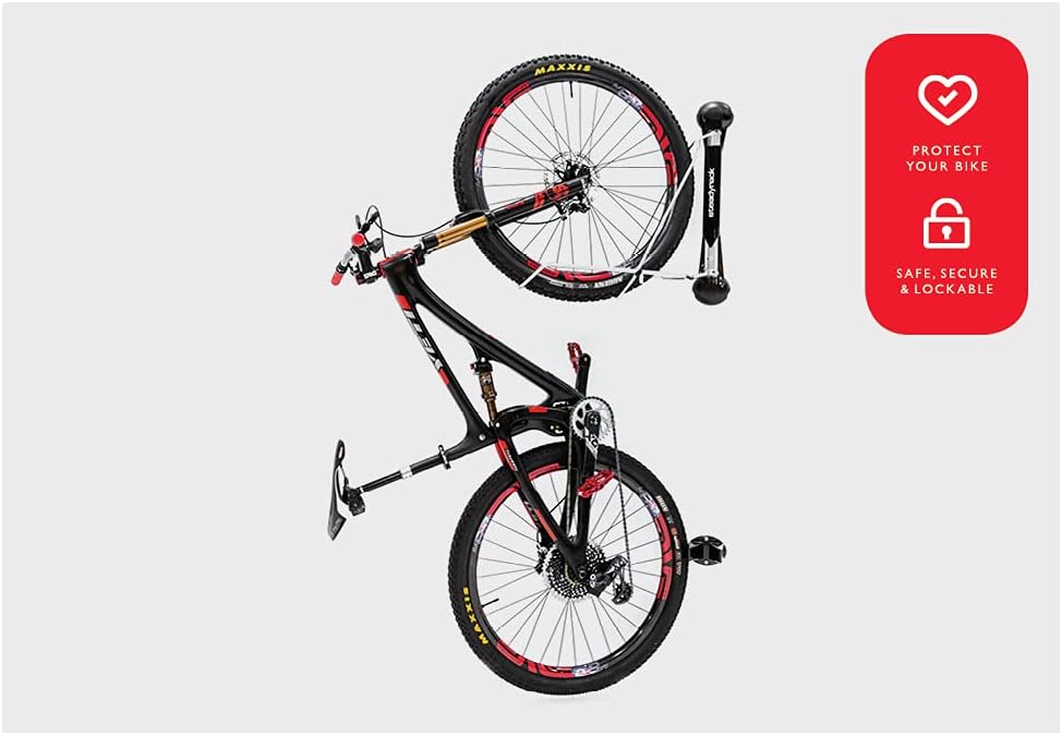 Steadyrack Bike Racks - Mountain Bike Rack - Wall Mounted Bike Rack Storage Solution for Your Home, Garage, or Bike Park - 2 Pack