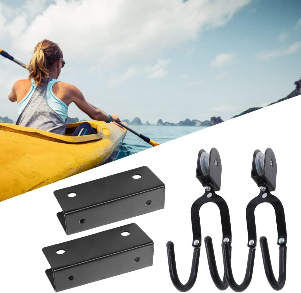 Canoe Garage Lift Hoists, Multi Function High Strength Bicycle Kayak Ceiling Mount for Hanging Paddle Boats