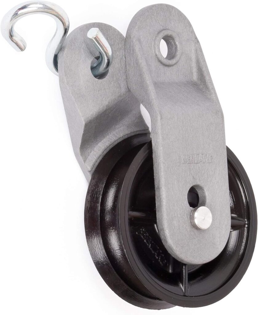 Pulley 1.57 with Split Bracket - Ideal for Lifting Blocks/hoists/Ladder Lift/for Bikes or Other Garage Storage Items - Home improvements, Clothesline